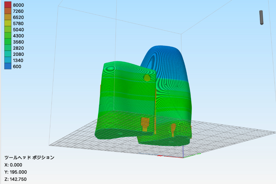 本番用の靴木型を3Dプリント